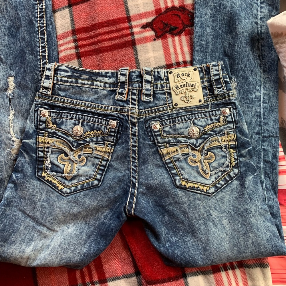 rock revival jeans